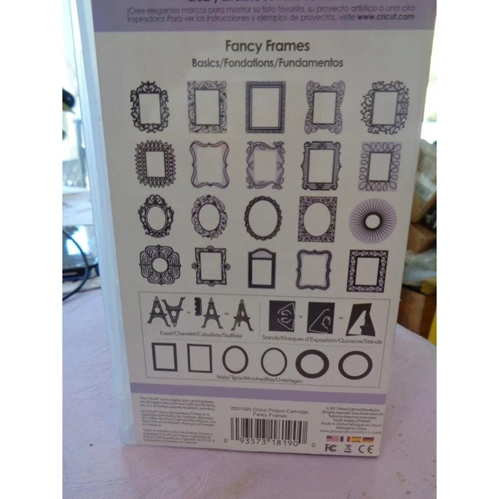 Cricut Die Cut Cartridge FANCY FRAMES Scrapbooking